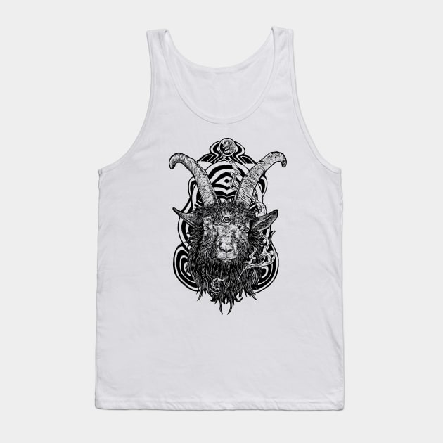 The Great Goat Tank Top by rottenfantom